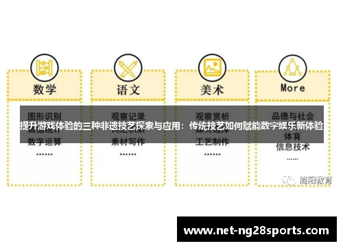 提升游戏体验的三种非遗技艺探索与应用：传统技艺如何赋能数字娱乐新体验